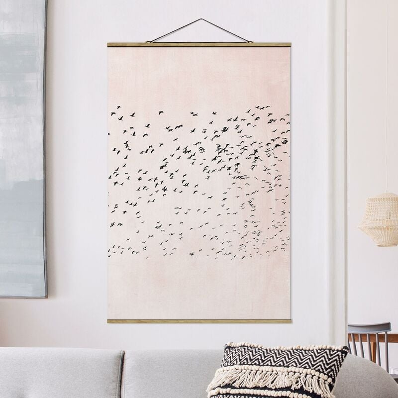 

Imagen de tela - Flock Of Birds In The Sunset - Alto 3:2 Dimensión LxA: 52.5cm x 35cm