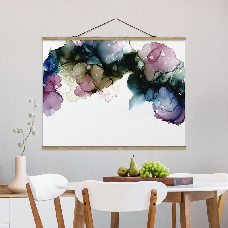 

Imagen de tela - Floral Arches With Gold - Apaisado 3:4 Dimensión LxA: 37.5cm x 50cm