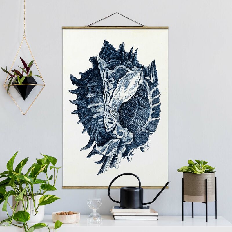 

Imagen de tela - Flotsam In Navy I - Alto 3:2 Dimensión LxA: 120cm x 80cm