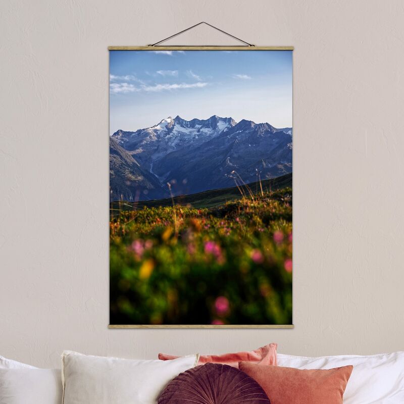 

Imagen de tela - Flowering Meadow In The Mountains - Alto 3:2 Dimensión LxA: 150cm x 100cm