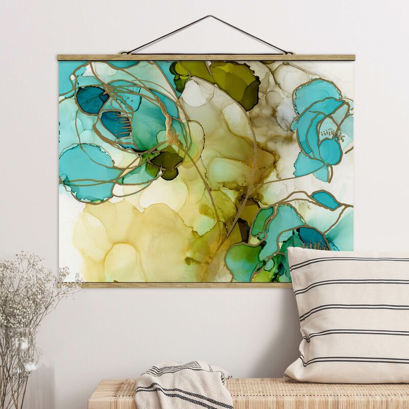 

Imagen de tela - Flower Facets In Watercolour - Apaisado 3:4 Dimensión LxA: 26cm x 35cm