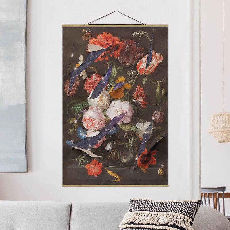 

Imagen de tela - Flowers With Galaxy - Alto 3:2 Dimensión LxA: 52.5cm x 35cm