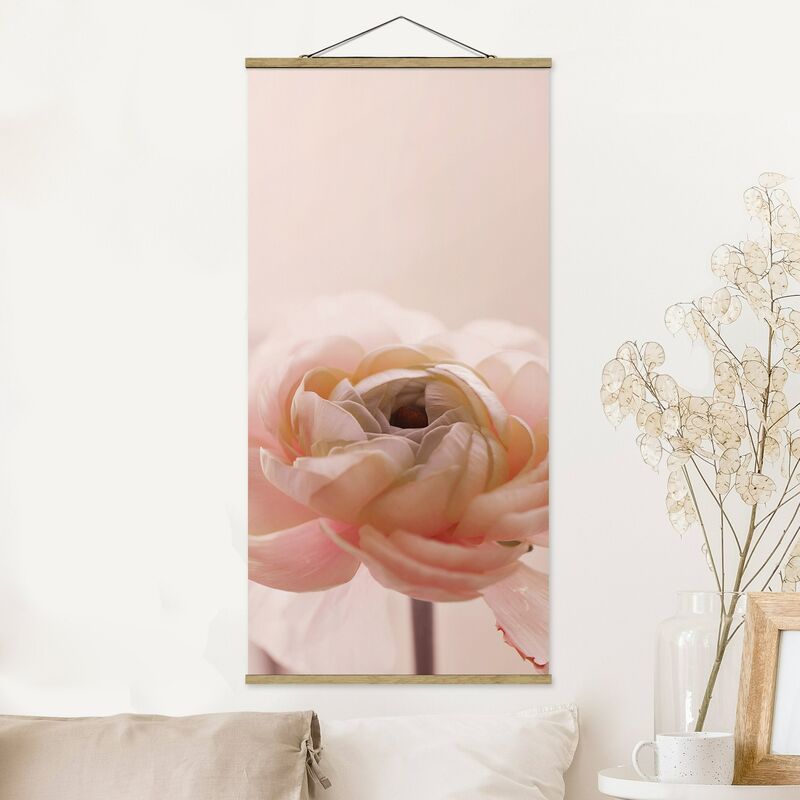 

Imagen de tela - Focus On Light Pink Flower - Alto 2:1 Dimensión LxA: 100cm x 50cm