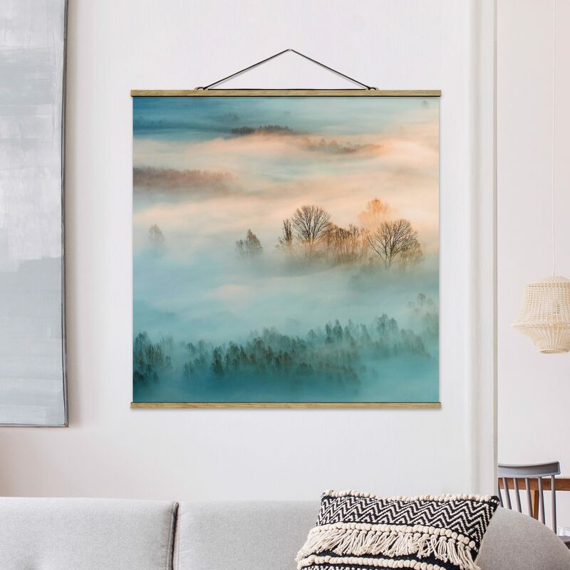 

Imagen de tela - Fog At Sunrise - Cuadrado 1:1 Dimensión LxA: 80cm x 80cm