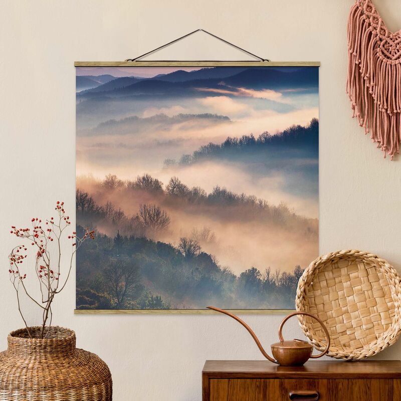 

Imagen de tela - Fog At Sunset - Cuadrado 1:1 Dimensión LxA: 35cm x 35cm