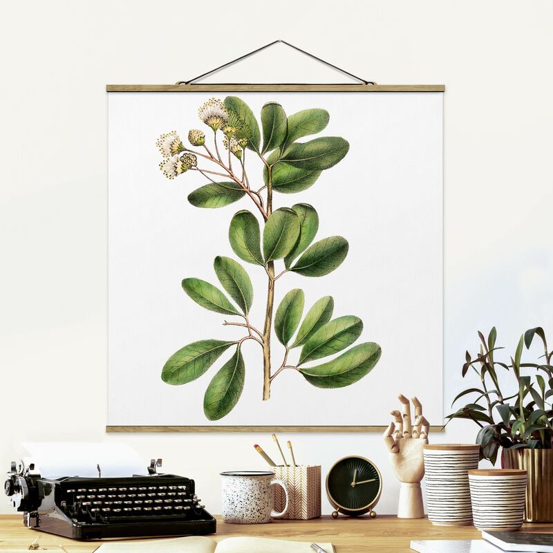 

Imagen de tela - Foliage With Flowers III - Cuadrado 1:1 Dimensión LxA: 80cm x 80cm