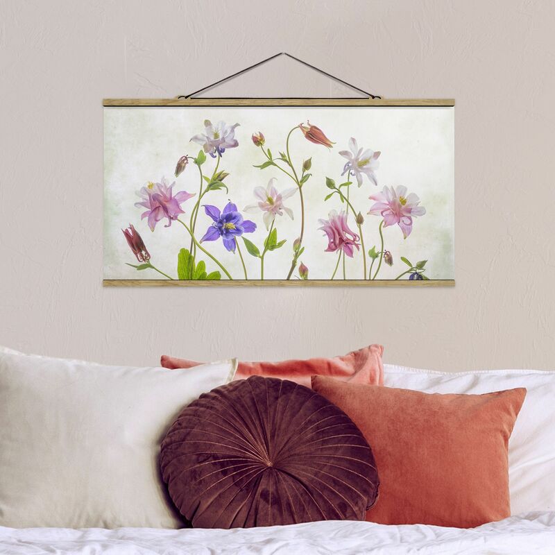 

Imagen de tela - Forest Columbine - Apaisado 1:2 Dimensión LxA: 25cm x 50cm