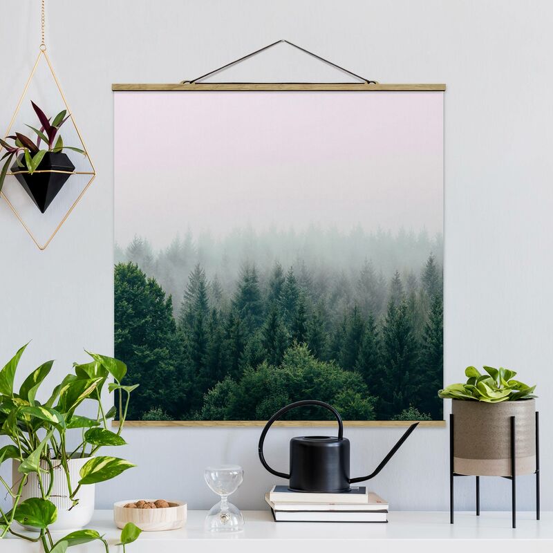 

Imagen de tela - Foggy Forest Twilight - Cuadrado 1:1 Dimensión LxA: 80cm x 80cm