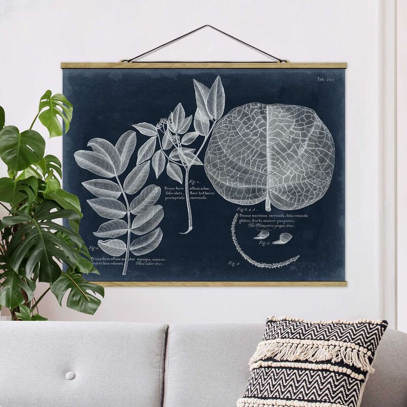 

Imagen de tela - Foliage Dark Blue - Mangrove - Apaisado 3:4 Dimensión LxA: 75cm x 100cm