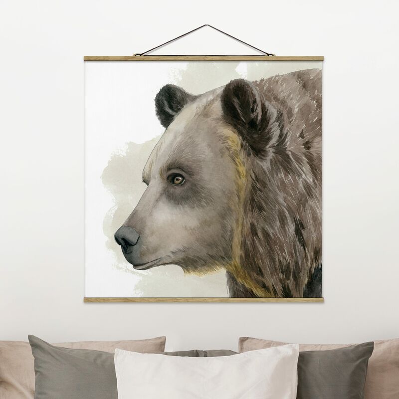 

Imagen de tela - Forest Friends - Bear - Cuadrado 1:1 Dimensión LxA: 50cm x 50cm