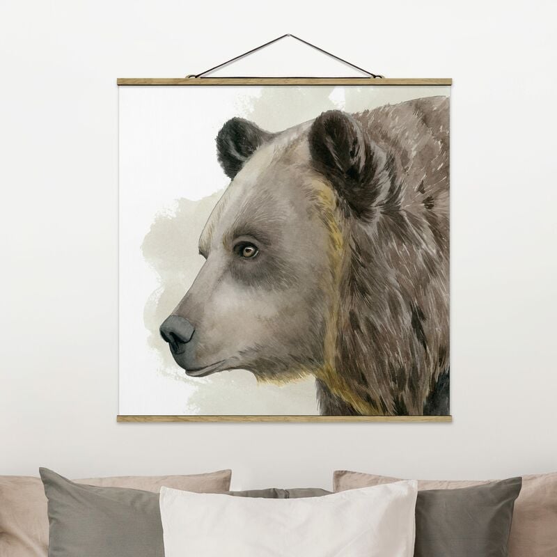 

Imagen de tela - Forest Friends - Bear - Cuadrado 1:1 Dimensión LxA: 100cm x 100cm