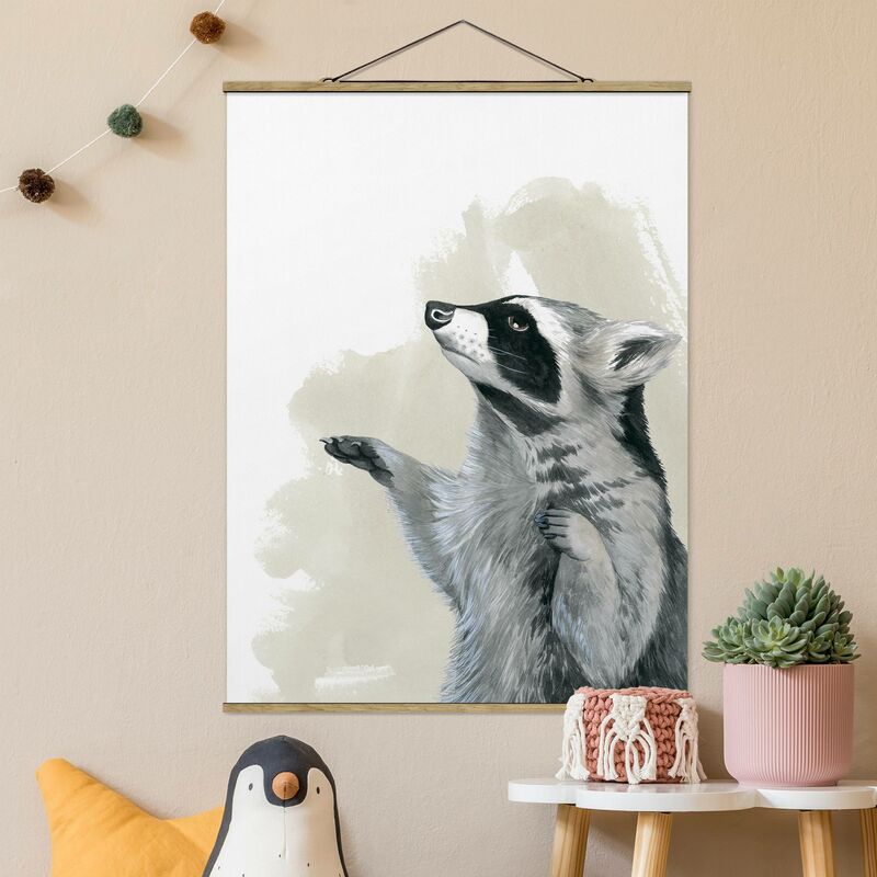 

Imagen de tela - Forest Friends - Raccoon - Alto 4:3 Dimensión LxA: 66.4cm x 50cm