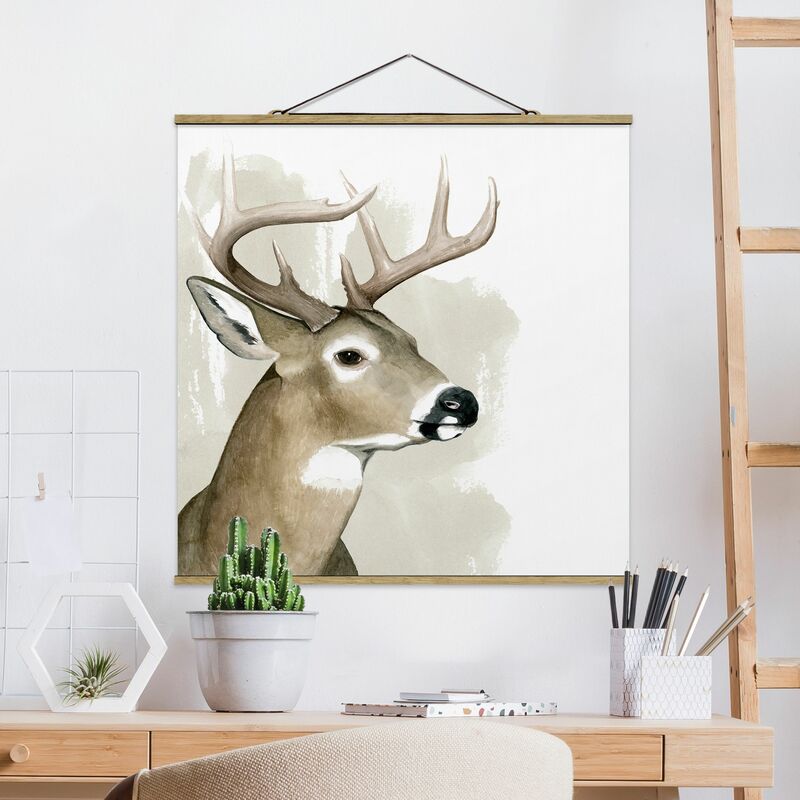 

Imagen de tela - Forest Friends - Deer - Cuadrado 1:1 Dimensión LxA: 35cm x 35cm