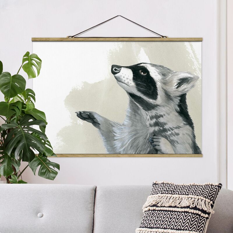 

Imagen de tela - Forest Friends - Raccoon - Apaisado 2:3 Dimensión LxA: 33.5cm x 50cm