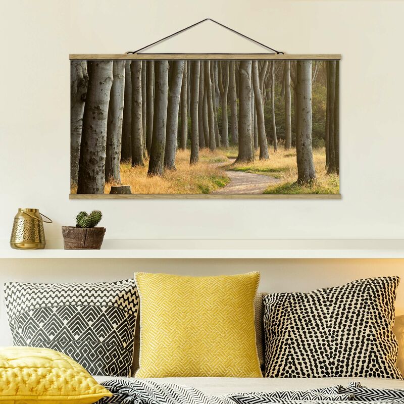 

Imagen de tela - Forest Road In Northern Germany - Apaisado 1:2 Dimensión LxA: 40cm x 80cm