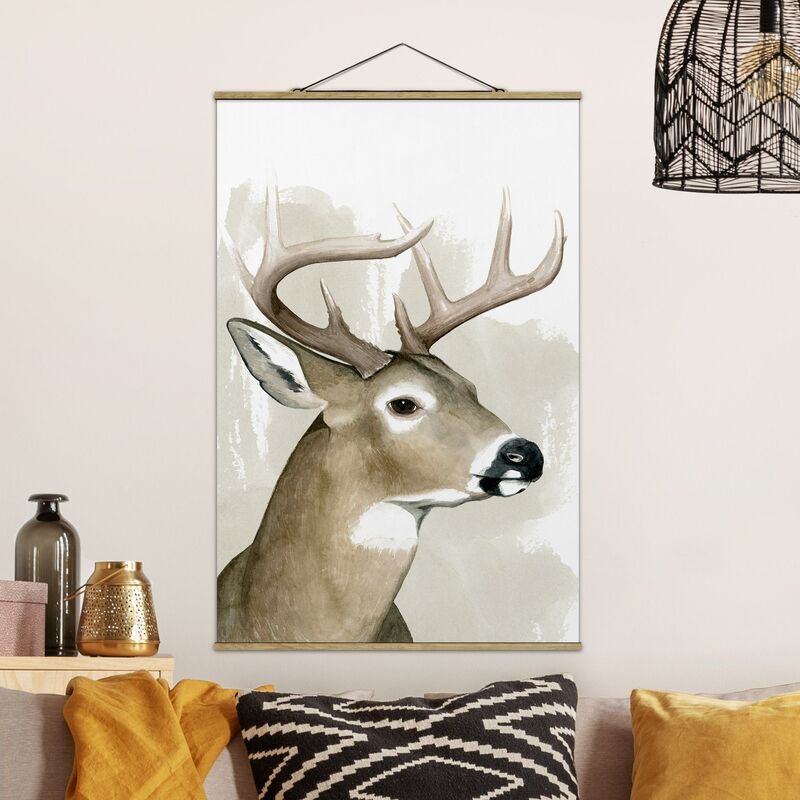 

Imagen de tela - Forest Friends - Deer - Alto 3:2 Dimensión LxA: 75cm x 50cm