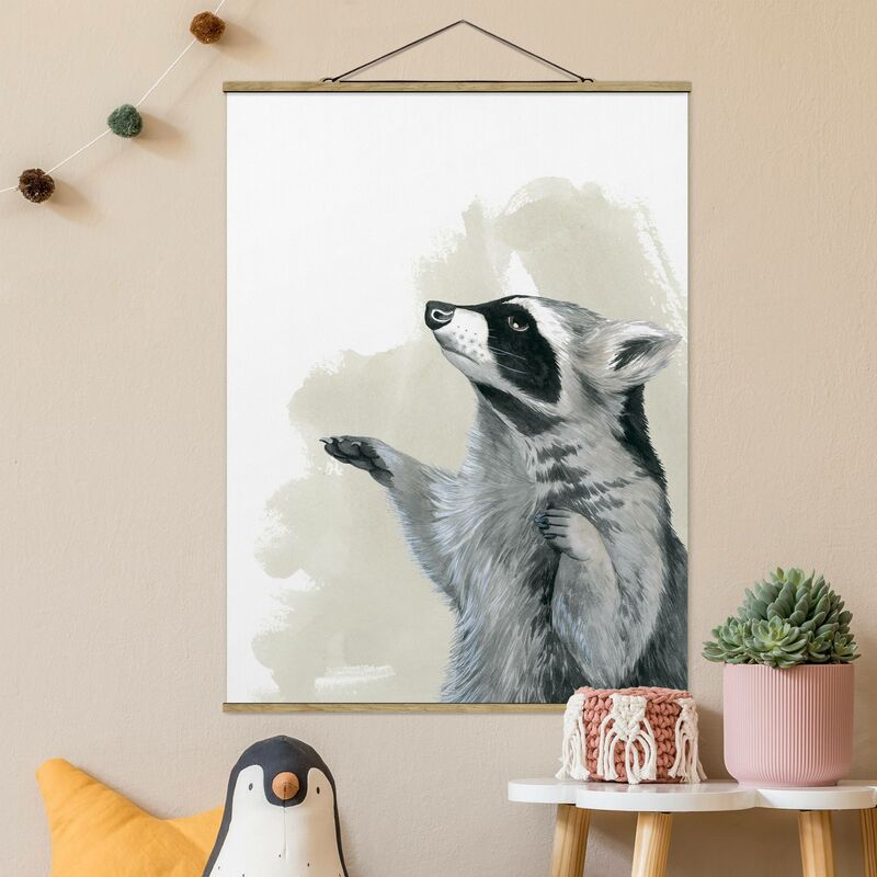 

Imagen de tela - Forest Friends - Raccoon - Alto 4:3 Dimensión LxA: 106.5cm x 80cm