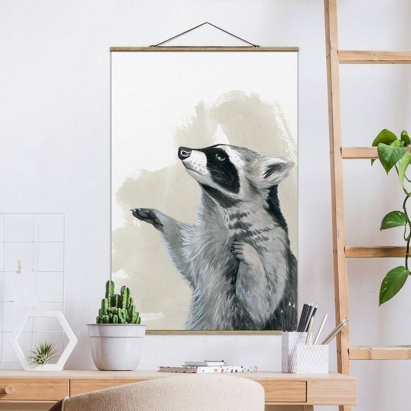 

Imagen de tela - Forest Friends - Raccoon - Alto 3:2 Dimensión LxA: 120cm x 80cm