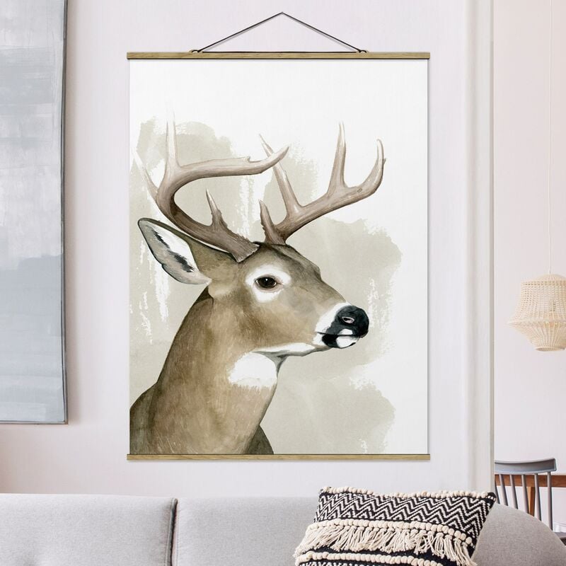 

Imagen de tela - Forest Friends - Deer - Alto 4:3 Dimensión LxA: 106.5cm x 80cm