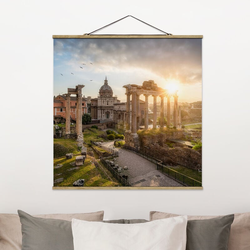 

Imagen de tela - Forum Romanum At Sunrise - Cuadrado 1:1 Dimensión LxA: 80cm x 80cm