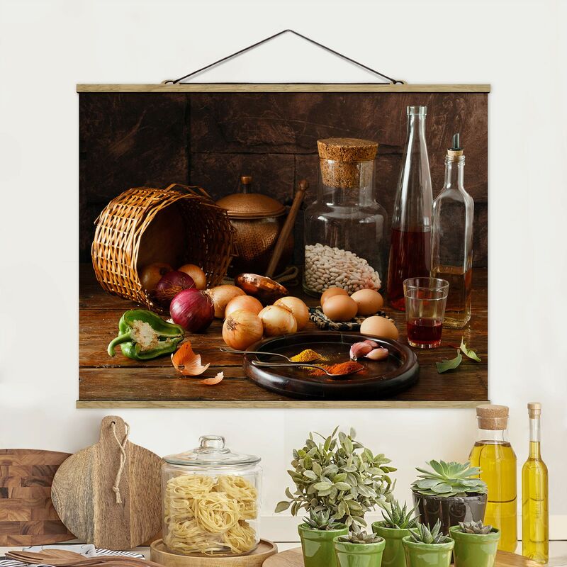 

Imagen de tela - Fragrances Cooking - Apaisado 3:4 Dimensión LxA: 37.5cm x 50cm