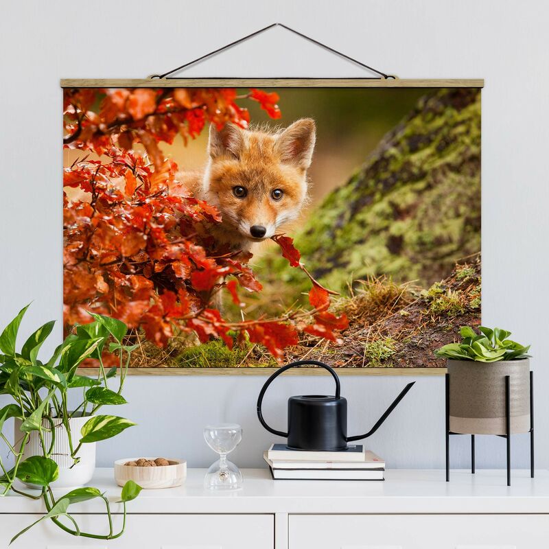 

Imagen de tela - Fox In The Fall - Apaisado 2:3 Dimensión LxA: 66.5cm x 100cm