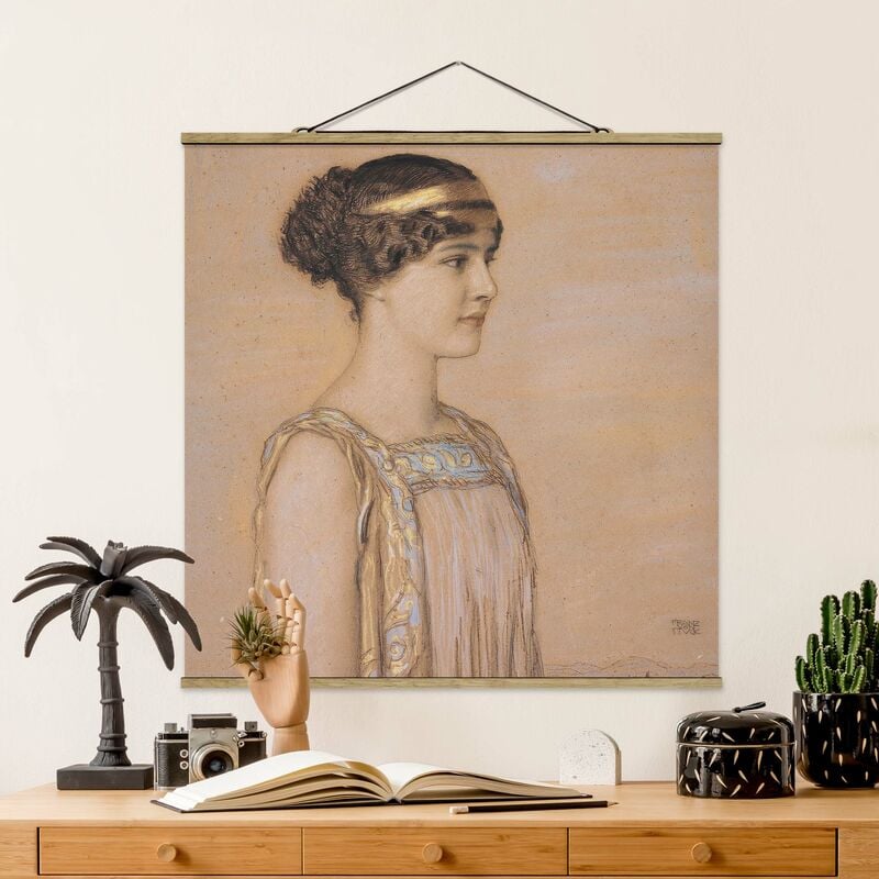 

Imagen de tela - Franz Von Stuck - Portrait Of Mary - Cuadrado 1:1 Dimensión LxA: 80cm x 80cm