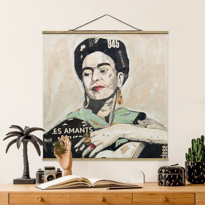 

Imagen de tela - Frida Kahlo - Collage No.4 - Cuadrado 1:1 Dimensión LxA: 80cm x 80cm