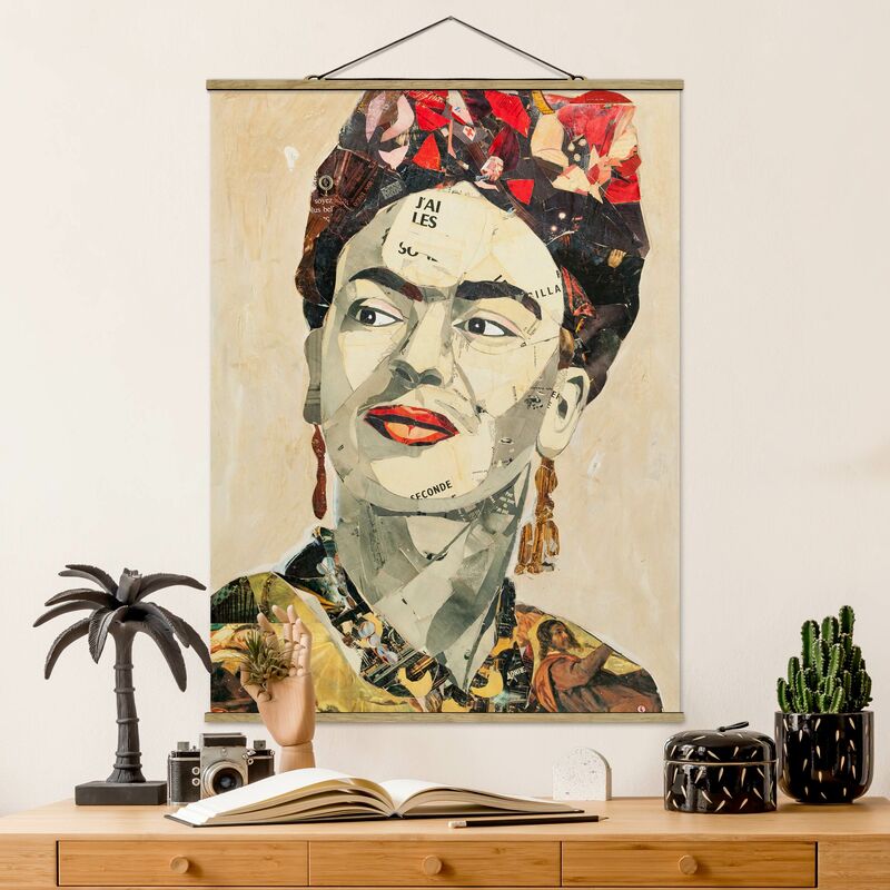 

Imagen de tela - Frida Kahlo - Collage No.2 - Alto 4:3 Dimensión LxA: 106.5cm x 80cm