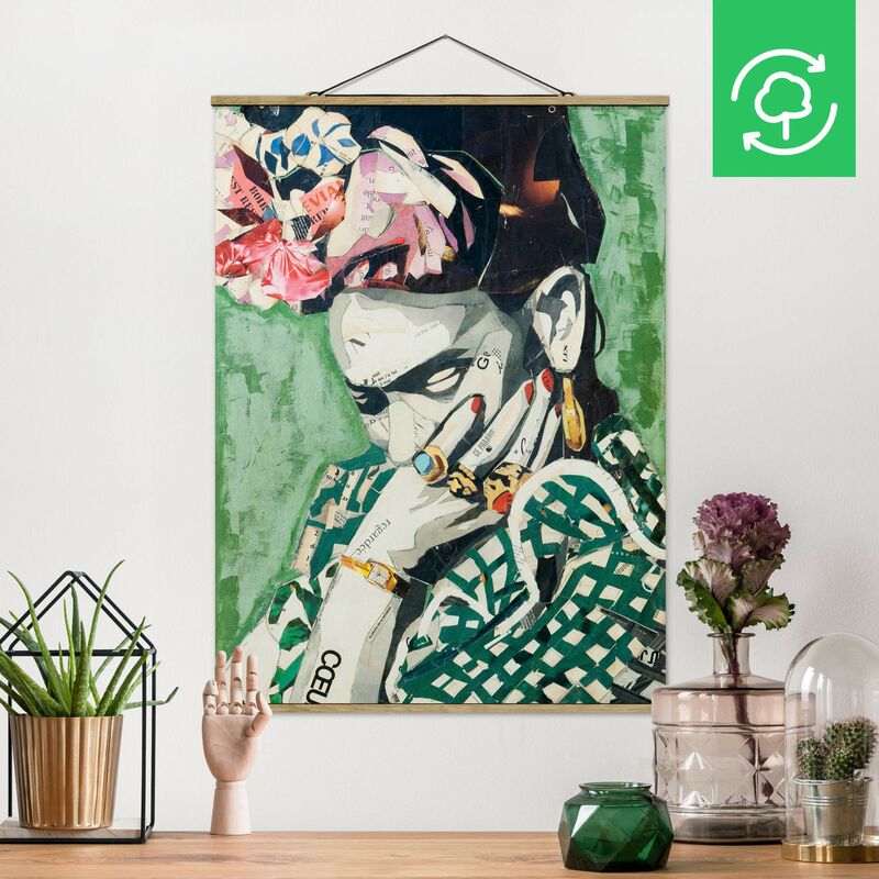 

Imagen de tela - Frida Kahlo - Collage No.3 - Alto 4:3 Dimensión LxA: 133.5cm x 100cm