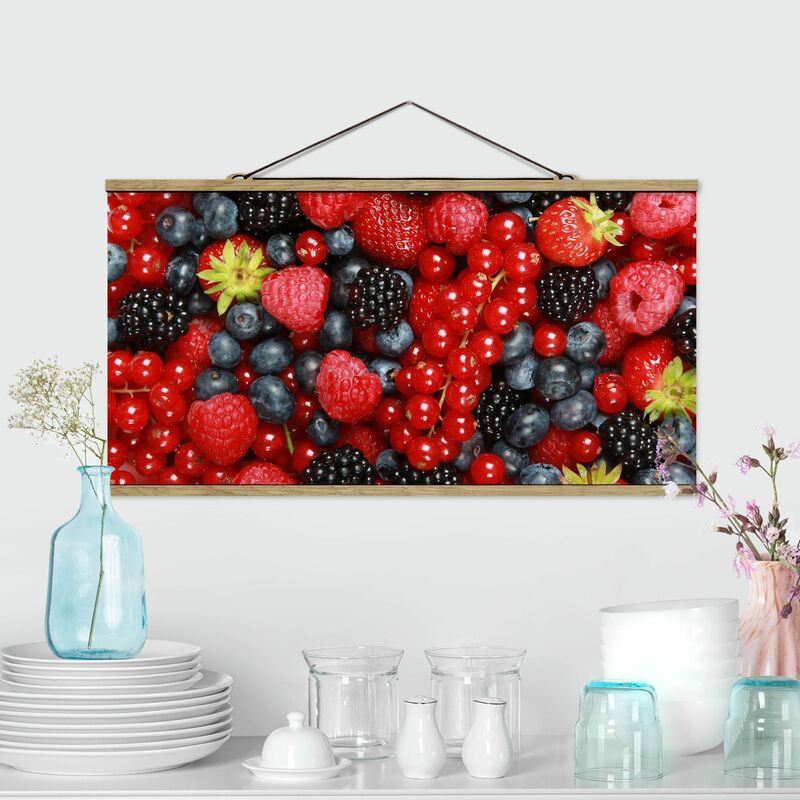 

Imagen de tela - Fruity Berries - Apaisado 1:2 Dimensión LxA: 50cm x 100cm