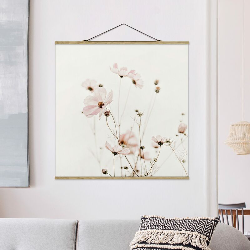 

Imagen de tela - Garden Cosmos In Soft Cream Tones - Cuadrado 1:1 Dimensión LxA: 50cm x 50cm