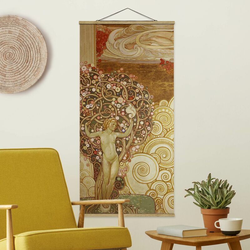 

Imagen de tela - Galileo Chini - Decoration Of Berzieri Detail 3 - Alto 2:1 Dimensión LxA: 70cm x 35cm