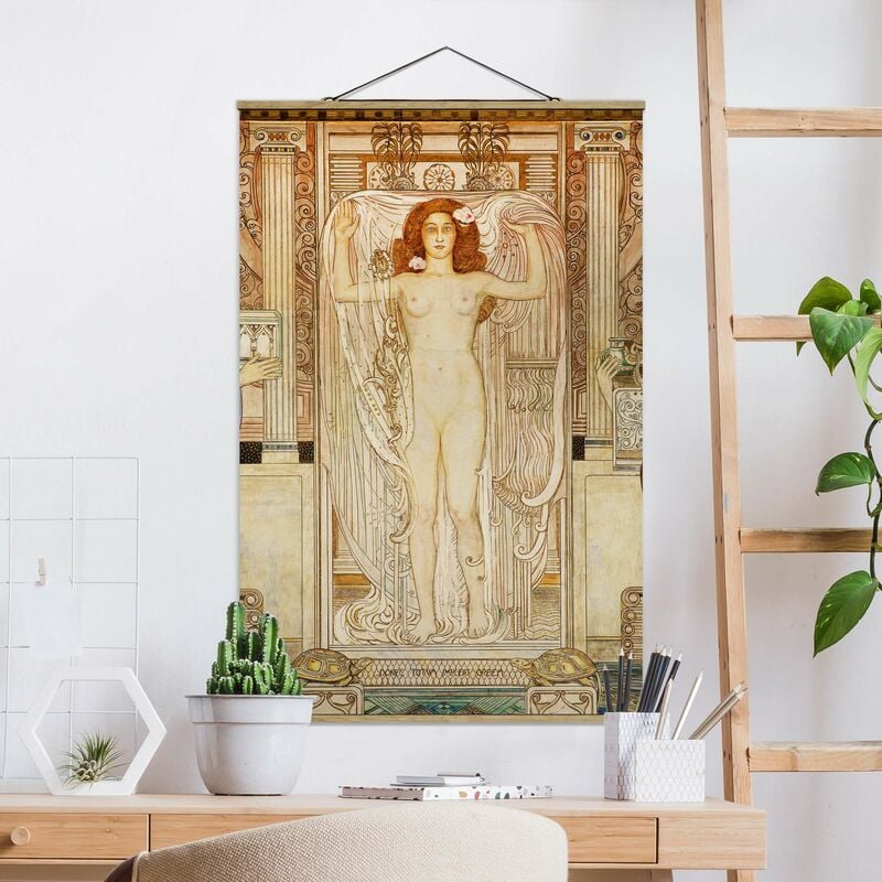 

Imagen de tela - Galileo Chini - Decoration Of Berzieri Detail 1 - Alto 3:2 Dimensión LxA: 52.5cm x 35cm