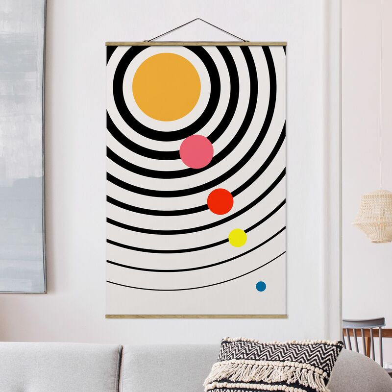 

Imagen de tela - Geometrical Universe - Alto 3:2 Dimensión LxA: 120cm x 80cm