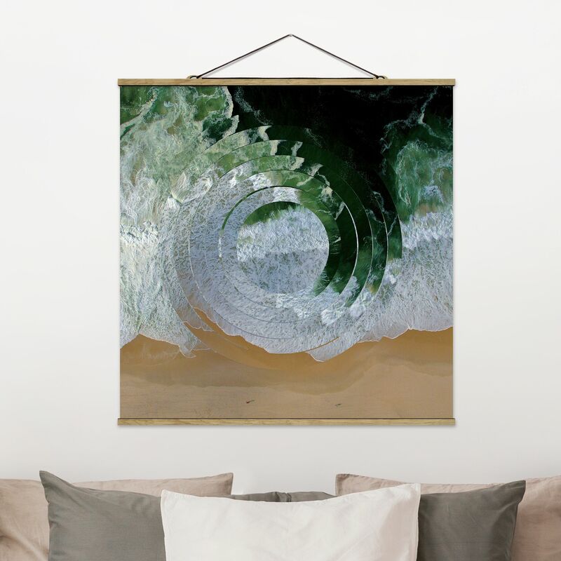 

Imagen de tela - Geometry Meets Beach - Cuadrado 1:1 Dimensión LxA: 80cm x 80cm