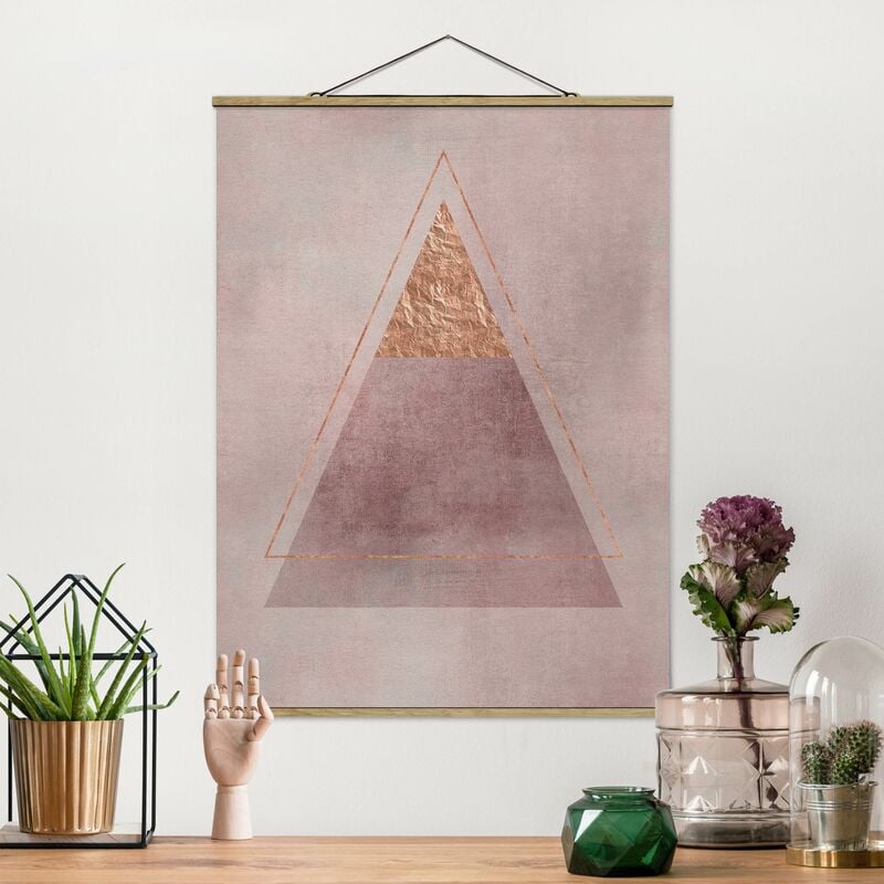 

Imagen de tela - Geometry In Pink And Gold II - Alto 4:3 Dimensión LxA: 106.5cm x 80cm