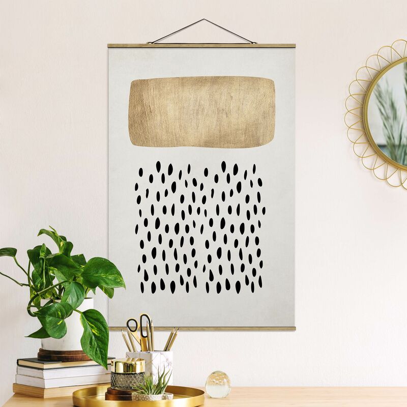 

Imagen de tela - Geometrical Dots I - Alto 3:2 Dimensión LxA: 75cm x 50cm