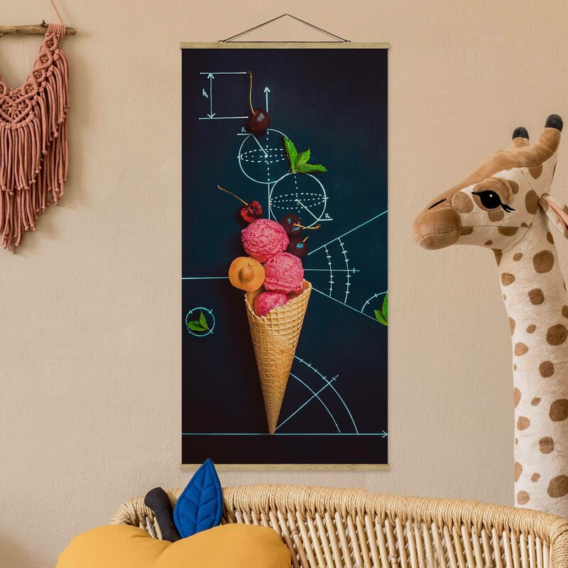 

Imagen de tela - Geometry In Summer - Alto 2:1 Dimensión LxA: 100cm x 50cm