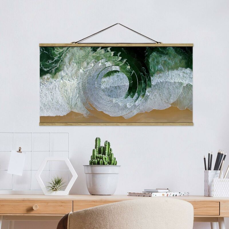 

Imagen de tela - Geometry Meets Beach - Apaisado 1:2 Dimensión LxA: 40cm x 80cm