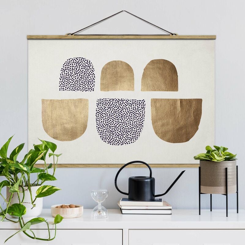 

Imagen de tela - Geometrical Semicircle III - Apaisado 2:3 Dimensión LxA: 53.5cm x 80cm
