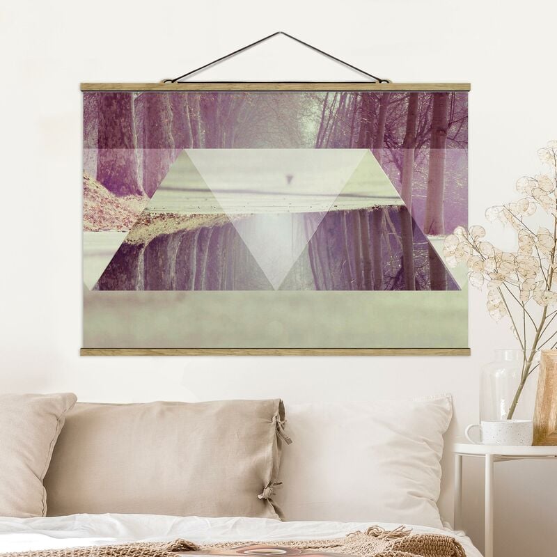 

Imagen de tela - Geometry Meets Forest Path - Apaisado 2:3 Dimensión LxA: 33.5cm x 50cm