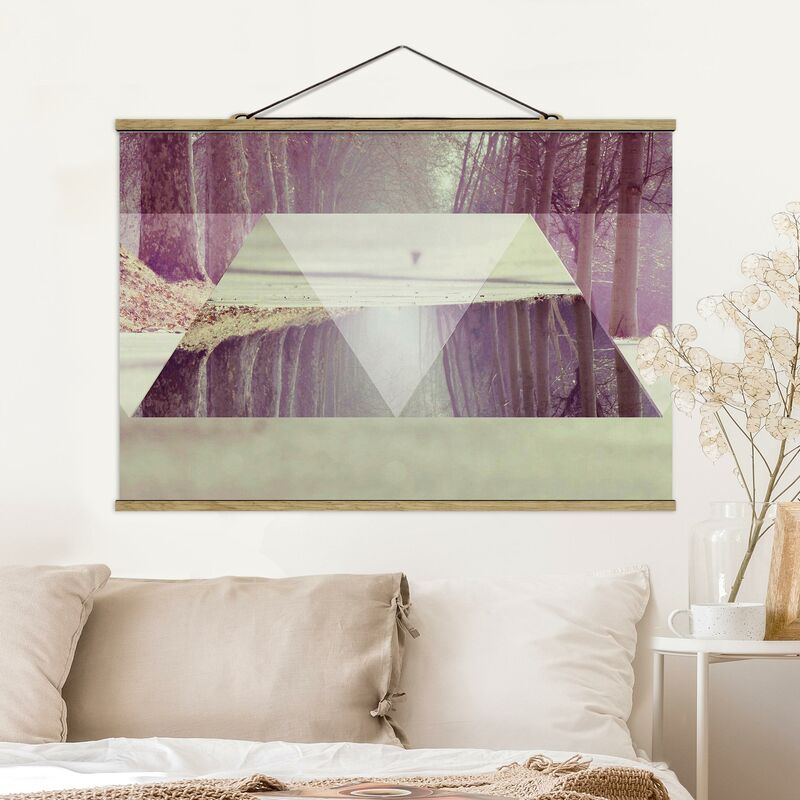 

Imagen de tela - Geometry Meets Forest Path - Apaisado 2:3 Dimensión LxA: 66.5cm x 100cm