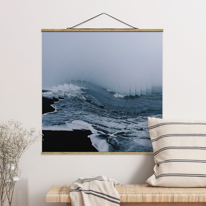 

Imagen de tela - Geometry Meets Wave - Cuadrado 1:1 Dimensión LxA: 50cm x 50cm