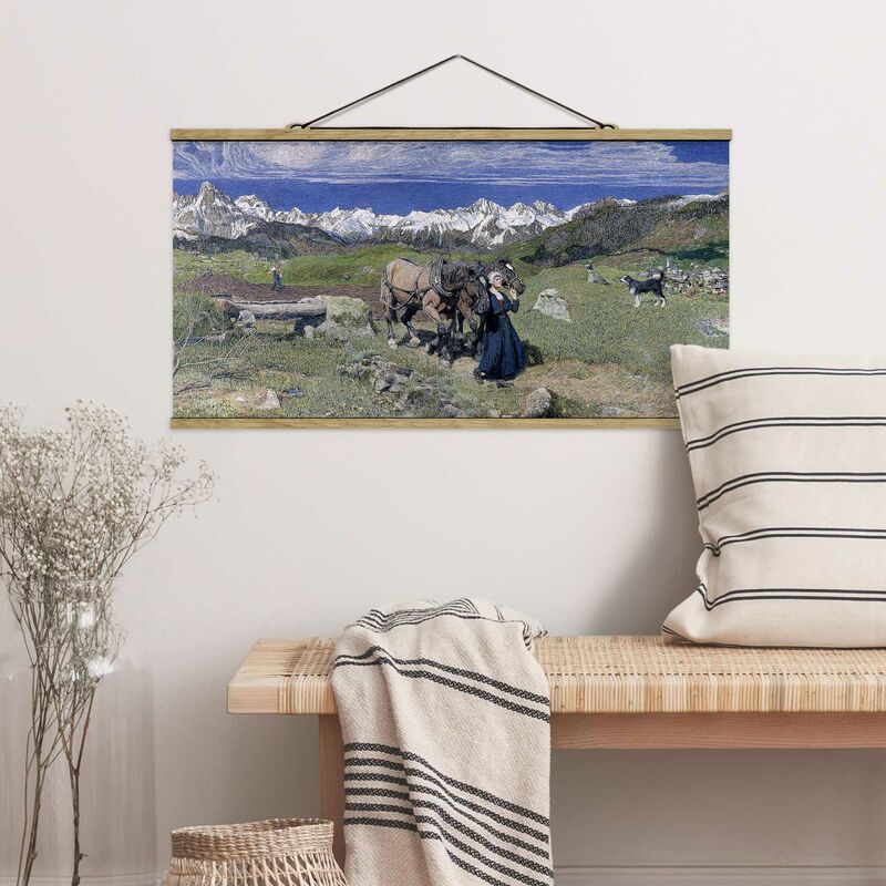 

Imagen de tela - Giovanni Segantini - Spring In The Alps - Apaisado 1:2 Dimensión LxA: 25cm x 50cm