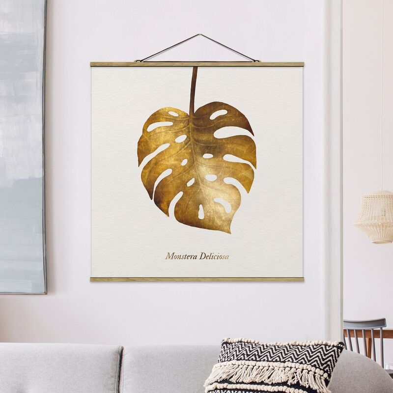 

Imagen de tela - Gold - Monstera - Cuadrado 1:1 Dimensión LxA: 80cm x 80cm