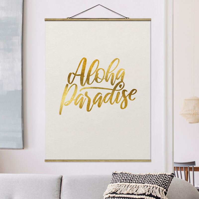 

Imagen de tela - Gold - Aloha Paradise - Alto 4:3 Dimensión LxA: 66.4cm x 50cm