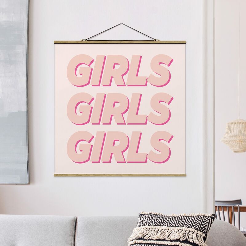 

Imagen de tela - Girls Girls Girls - Cuadrado 1:1 Dimensión LxA: 80cm x 80cm