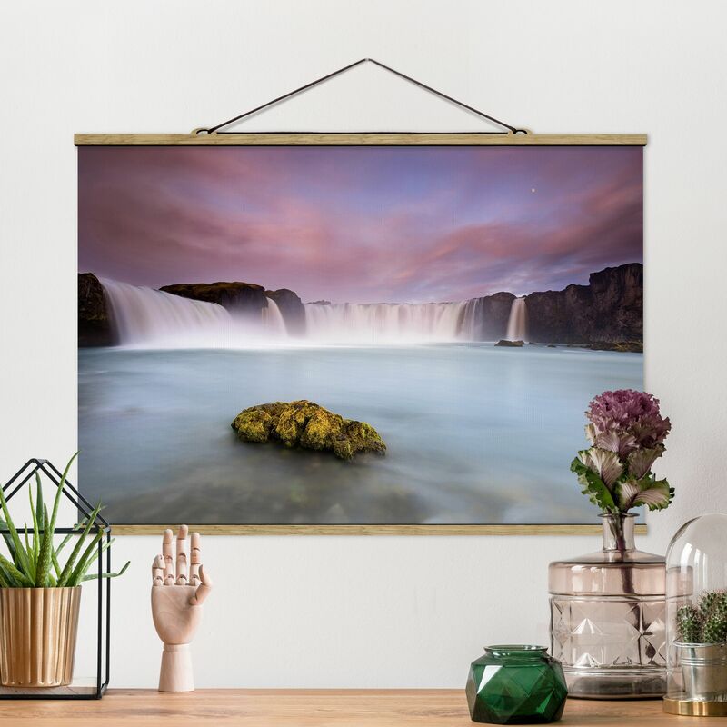 

Imagen de tela - Goafoss And The Moon - Apaisado 2:3 Dimensión LxA: 23.5cm x 35cm