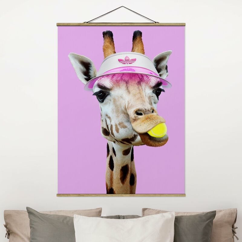 

Imagen de tela - Giraffe In Tennis - Alto 4:3 Dimensión LxA: 106.5cm x 80cm